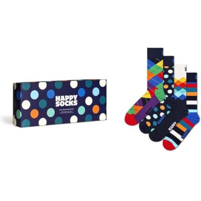 Happy Socks 3-Pack Stripe Symbols Baumwolle Socken Happy Socks 3-Pack Stripe Symbols Baumwolle Socken
