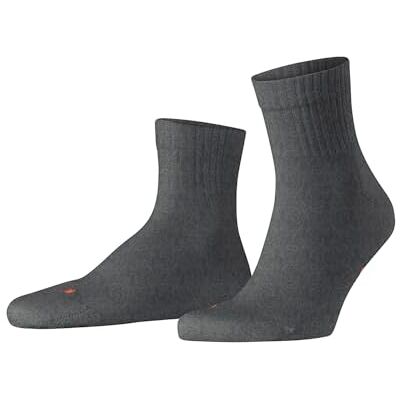 FALKE Unisex Run U Sso Baumwolle Funktionsmaterial Einfarbig Socken , Grau Dark Grey 3970 Rib, 42-43 FALKE Unisex Run U Sso Baumwolle Funktionsmaterial Einfarbig Socken , Grau Dark Grey 3970 Rib, 42-43