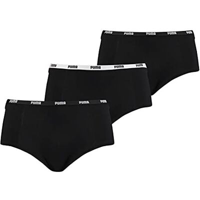 Puma Damen Mini Short Unterwäsche, Schwarz, L EU Puma Damen Mini Short Unterwäsche, Schwarz, L EU