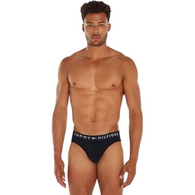 Tommy Hilfiger Herren 3er Pack Unterhosen Briefs mit Stretch, Blau (des Sky/des Sky/des Sky), XL Tommy Hilfiger Herren 3er Pack Unterhosen Briefs mit Stretch, Blau (des Sky/des Sky/des Sky), XL