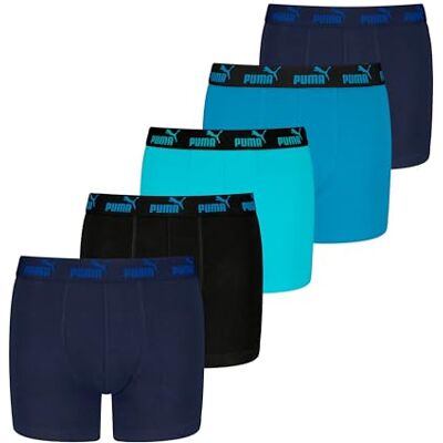 Puma Jungen Basic Boxer, Blue Combo, 170-176 EU Puma Jungen Basic Boxer, Blue Combo, 170-176 EU