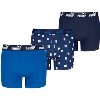 Puma Jungen Elements Boxer, Blue Combo, 134-140 EU Puma Jungen Elements Boxer, Blue Combo, 134-140 EU