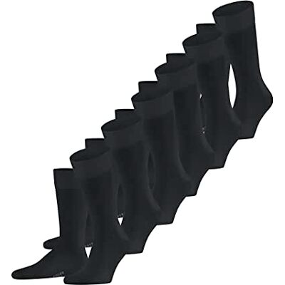 FALKE Herren Happy 6-Pack Socken atmungsaktive Baumwolle verstärkte langlebige Herrensocken ein Allrounder für Business und Alltag Baumwollstrümpfe einfarbig im Multipack 6 Paar FALKE Herren Happy 6-Pack Socken atmungsaktive Baumwolle verstärkte langlebige Herrensocken ein Allrounder für Business und Alltag Baumwollstrümpfe einfarbig im Multipack 6 Paar