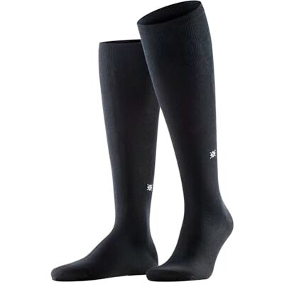 Burlington Herren Kniestrümpfe Dublin M Kh Baumwolle lang einfarbig 1 Paar, Schwarz Black 3000, 40-46 Burlington Herren Kniestrümpfe Dublin M Kh Baumwolle lang einfarbig 1 Paar, Schwarz Black 3000, 40-46