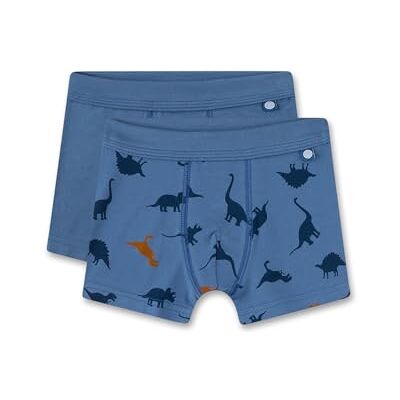 Sanetta Jungen-Hipshorts (Doppelpack) blau Dinos Hochwertige und nachhaltige Unterhose für Jungen aus Baumwoll-Mix. Inhalt: 2er Set Unterwäsche für Jungen Sanetta Jungen-Hipshorts (Doppelpack) blau Dinos Hochwertige und nachhaltige Unterhose für Jungen aus Baumwoll-Mix. Inhalt: 2er Set Unterwäsche für Jungen