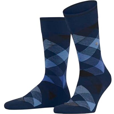 Burlington Herren Socken Newcastle M So Wolle gemustert 1 Paar, Blau Royal 6879, 40-46 Burlington Herren Socken Newcastle M So Wolle gemustert 1 Paar, Blau Royal 6879, 40-46