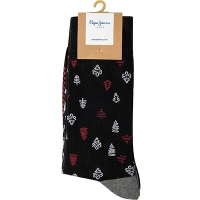 Pepe Jeans Xmas Tree Crew Socken 3 Paar EU 36-41 Pepe Jeans Xmas Tree Crew Socken 3 Paar EU 36-41