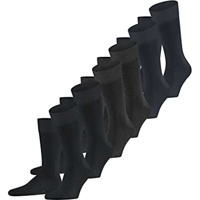 FALKE Herren Happy 6-Pack Socken atmungsaktive Baumwolle verstärkte langlebige Herrensocken ein Allrounder für Business und Alltag Baumwollstrümpfe einfarbig im Multipack 6 Paar FALKE Herren Happy 6-Pack Socken atmungsaktive Baumwolle verstärkte langlebige Herrensocken ein Allrounder für Business und Alltag Baumwollstrümpfe einfarbig im Multipack 6 Paar