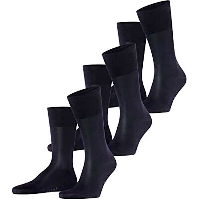 FALKE Herren Tiago 3-Pack Socken atmungsaktive nachhaltige biologische Fil d´Écosse Baumwolle leichter Glanz flache Naht druckfreie Fußspitze fein einfarbig dünn Multipack 3 Paar FALKE Herren Tiago 3-Pack Socken atmungsaktive nachhaltige biologische Fil d´Écosse Baumwolle leichter Glanz flache Naht druckfreie Fußspitze fein einfarbig dünn Multipack 3 Paar