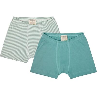 loud + proud Doppelpack Kinder Unterhosen Boxer, Feinripp aus Bio Baumwolle und GOTS Zertifiziert loud + proud Doppelpack Kinder Unterhosen Boxer, Feinripp aus Bio Baumwolle und GOTS Zertifiziert