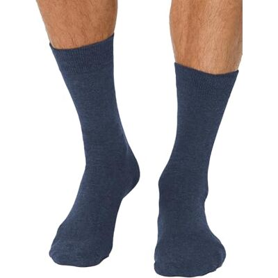Nur Die Jeans Socken 3er Pack Herren Baumwolle atmungsaktiv hoher Gummi-Bund verrutscht nicht Basics (Gr. 39-46) Nur Die Jeans Socken 3er Pack Herren Baumwolle atmungsaktiv hoher Gummi-Bund verrutscht nicht Basics (Gr. 39-46)