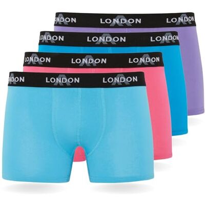 FM London 4/8er-Pack Herren-Boxershorts mit elastischem Bund FM London 4/8er-Pack Herren-Boxershorts mit elastischem Bund