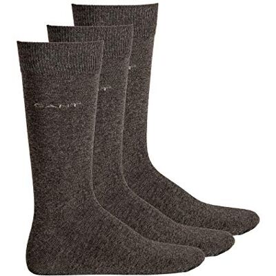 GANT Herren Soft Cotton 3-Pack Socken, Charcoal Melange, Standard GANT Herren Soft Cotton 3-Pack Socken, Charcoal Melange, Standard