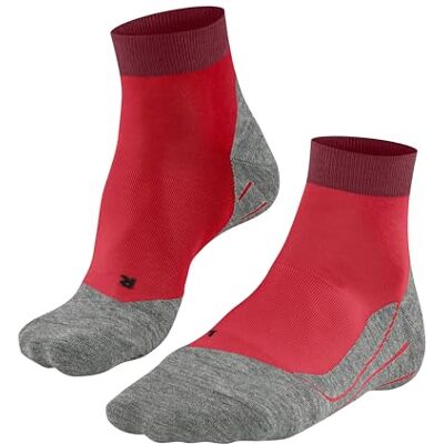 FALKE Herren Laufsocken RU4 Endurance Short M Sso Baumwolle Funktionsmaterial antiblasen 1 Paar, Rot Big Red 8178, 42-43 FALKE Herren Laufsocken RU4 Endurance Short M Sso Baumwolle Funktionsmaterial antiblasen 1 Paar, Rot Big Red 8178, 42-43