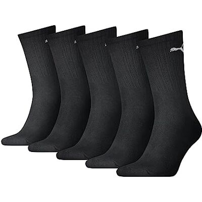 Puma Unisex Crew Socken, Schwarz, 35-38 EU Puma Unisex Crew Socken, Schwarz, 35-38 EU