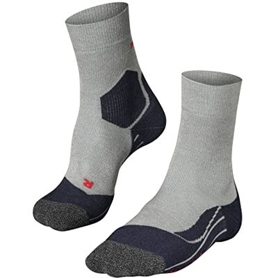FALKE Herren Laufsocken RU3 Comfort M So Lyocell Funktionsmaterial antiblasen 1 Paar, Grau Lightgrey 3406, 44-45 FALKE Herren Laufsocken RU3 Comfort M So Lyocell Funktionsmaterial antiblasen 1 Paar, Grau Lightgrey 3406, 44-45