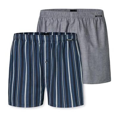 Schiesser Herren 2 Pack Boxershorts Baumwolle Jersey weich Multipack Jerseyboxer Schiesser Herren 2 Pack Boxershorts Baumwolle Jersey weich Multipack Jerseyboxer