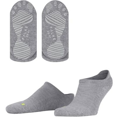 FALKE Unisex Stoppersocken Cool Kick U Hp weich atmungsaktiv schnelltrocknend rutschhemmende Noppen 1 Paar, Grau Light Grey Melange 3775, 42/43 EU FALKE Unisex Stoppersocken Cool Kick U Hp weich atmungsaktiv schnelltrocknend rutschhemmende Noppen 1 Paar, Grau Light Grey Melange 3775, 42/43 EU