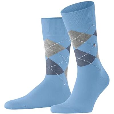 Burlington Herren Socken King M So Baumwolle gemustert 1 Paar, Blau Sky Blue 6544, 40-46 Burlington Herren Socken King M So Baumwolle gemustert 1 Paar, Blau Sky Blue 6544, 40-46