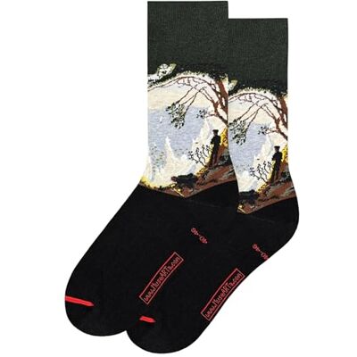 MuseARTa Unisex Caspar David Friedrich Socken, Grau, 40-46 EU MuseARTa Unisex Caspar David Friedrich Socken, Grau, 40-46 EU