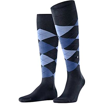 Burlington Herren Kniestrümpfe Manchester M Kh Baumwolle lang gemustert 1 Paar, Blau Marine 6120, 40-46 Burlington Herren Kniestrümpfe Manchester M Kh Baumwolle lang gemustert 1 Paar, Blau Marine 6120, 40-46