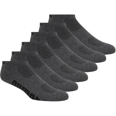 Puma Herren 6 Pack Low Cut Socken, Dunkelgrau, 43-47 EU (6er Pack) Puma Herren 6 Pack Low Cut Socken, Dunkelgrau, 43-47 EU (6er Pack)