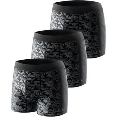 CARER Healthcare Incontinence Pregnancy Carer 3er-Pack kühler und atmungsaktiver Inkontinenz Pants Männer, wiederverwendbare modische Herren Boxershorts mit 80 ml Saugfähigkeit für leichter Inkontinenz CARER Healthcare Incontinence Pregnancy Carer 3er-Pack kühler und atmungsaktiver Inkontinenz Pants Männer, wiederverwendbare modische Herren Boxershorts mit 80 ml Saugfähigkeit für leichter Inkontinenz