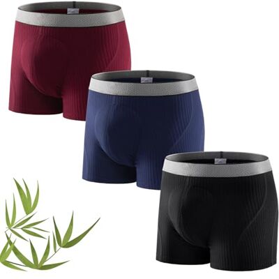 CARER Healthcare Incontinence Pregnancy Carer 3er Pack Inkontinenz Pants Männer Bambus 160 ml Absorptionskapazität verbesserte Boxershorts Herren Waschbar Auslaufsicher Weich Atmungsaktiv Komfort Funktionsunterwäsche Mehrfarbig Größe L CARER Healthcare Incontinence Pregnancy Carer 3er Pack Inkontinenz Pants Männer Bambus 160 ml Absorptionskapazität verbesserte Boxershorts Herren Waschbar Auslaufsicher Weich Atmungsaktiv Komfort Funktionsunterwäsche Mehrfarbig Größe L