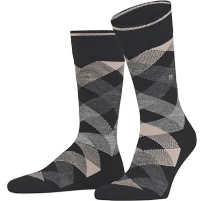 Burlington Herren Socken Newcastle M So Wolle gemustert 1 Paar, Schwarz Black 3003, 40-46 Burlington Herren Socken Newcastle M So Wolle gemustert 1 Paar, Schwarz Black 3003, 40-46