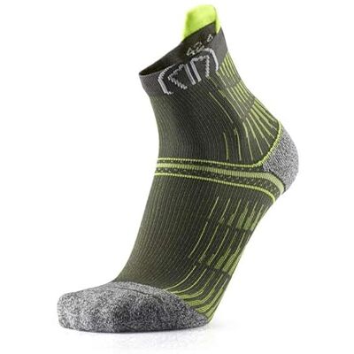 Sidas Unisex Run Anatomic Comfort Socken, Yellow, 44 Sidas Unisex Run Anatomic Comfort Socken, Yellow, 44