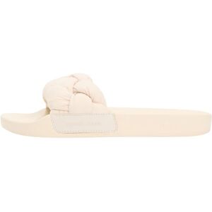 Tommy Jeans Damen Badeschuhe Braided Slides mit geflochtenem Riemen, Elfenbein (Newsprint), 39 Tommy Jeans Damen Badeschuhe Braided Slides mit geflochtenem Riemen, Elfenbein (Newsprint), 39
