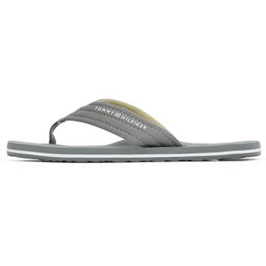 Tommy Hilfiger Herren Flip Flops Nyc Beach Sandal mit Logo, Grau (Universal Grey), 40 Tommy Hilfiger Herren Flip Flops Nyc Beach Sandal mit Logo, Grau (Universal Grey), 40