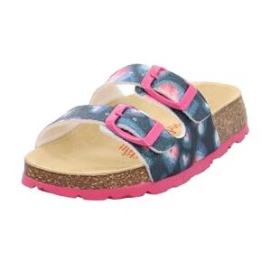 Superfit Mädchen FUSSBETTPANTOFFEL BLAU/MEHRFARBIG 8230 Superfit Mädchen FUSSBETTPANTOFFEL BLAU/MEHRFARBIG 8230