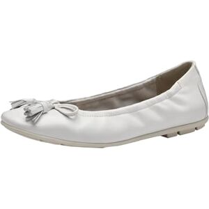 Tamaris Damen Ballerinas Leder; White/weiß; 40 EU Tamaris Damen Ballerinas Leder; White/weiß; 40 EU