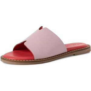 Tamaris Pantolette Damen Flach rosa,EU 38 Tamaris Pantolette Damen Flach rosa,EU 38