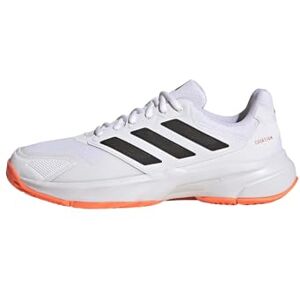 Adidas Herren Courtjam Control 3 Tennis Shoes, FTWR White/core Black/Lucid Orange, 42 2/3 EU Adidas Herren Courtjam Control 3 Tennis Shoes, FTWR White/core Black/Lucid Orange, 42 2/3 EU