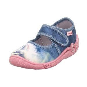 Superfit Mädchen Belinda Hausschuh, Blau Rosa 8050, 30 EU Weit Superfit Mädchen Belinda Hausschuh, Blau Rosa 8050, 30 EU Weit