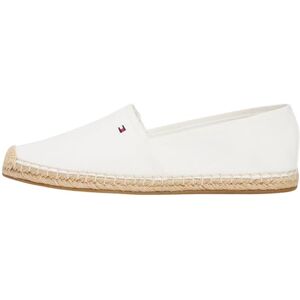 Tommy Hilfiger Damen Espadrilles Flag Canvas mit Logo, Weiß (Ecru), 41 Tommy Hilfiger Damen Espadrilles Flag Canvas mit Logo, Weiß (Ecru), 41