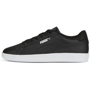 Puma Smash 3.0 L Unisex Sneaker , Black Black White, 41 EU Puma Smash 3.0 L Unisex Sneaker , Black Black White, 41 EU