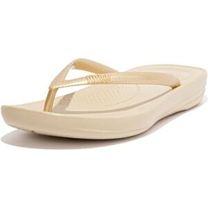 Fitflop Women's iQushion Ergonomic Flip Flops Lightweight & Comfortable with Natural Arch Support Gold 6.5 UK Fitflop Women's iQushion Ergonomic Flip Flops Lightweight & Comfortable with Natural Arch Support Gold 6.5 UK