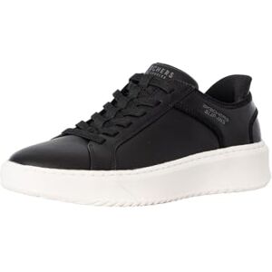 Skechers Herren Court Break Double Vented Slip-On, Black Duraleather/Mesh, 43 EU Skechers Herren Court Break Double Vented Slip-On, Black Duraleather/Mesh, 43 EU