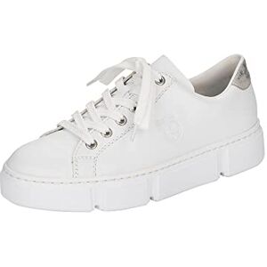 Rieker Damen, Sneaker, Weiß, 37 EU Rieker Damen, Sneaker, Weiß, 37 EU
