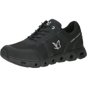 CAPRICE Damen Sneaker flach mit Schnürsenkeln Vegan, Schwarz (Black/Blk Sole), 41 EU CAPRICE Damen Sneaker flach mit Schnürsenkeln Vegan, Schwarz (Black/Blk Sole), 41 EU