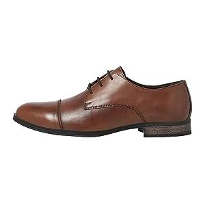 JACK & JONES Herren Jfwraymond Leather Halbschuhe, Cognac, 43 EU JACK & JONES Herren Jfwraymond Leather Halbschuhe, Cognac, 43 EU