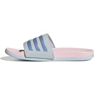 Adidas Damen Adilette Comfort Slides, Halo Blue/Blue Spark Met. / Clear Pink, 44.5 EU Adidas Damen Adilette Comfort Slides, Halo Blue/Blue Spark Met. / Clear Pink, 44.5 EU