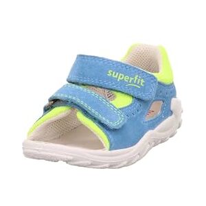 Superfit Jungen Flow Sandale, Hellblau Gelb 8410, 22 EU Superfit Jungen Flow Sandale, Hellblau Gelb 8410, 22 EU