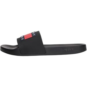 Tommy Jeans Herren Badeschuhe Pool Slide Essential Badelatschen, Schwarz (Black), 45 Tommy Jeans Herren Badeschuhe Pool Slide Essential Badelatschen, Schwarz (Black), 45