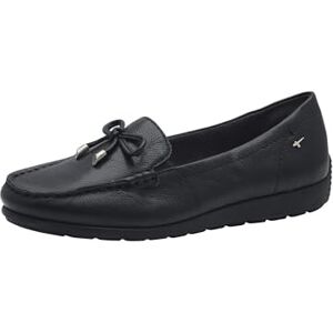 Tamaris Comfort Damen Mokassins aus Leder mit Schleife, Schwarz (Black Nappa), 39 EU Tamaris Comfort Damen Mokassins aus Leder mit Schleife, Schwarz (Black Nappa), 39 EU