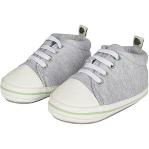 Sterntaler Baby Schuhe Rexi Baby Sneaker mit elastischen Schnürsenkeln und rutschfester Sohle Kleinkind Sommer Schuhe für Jungen, mittelgrau, Größe 22 Sterntaler Baby Schuhe Rexi Baby Sneaker mit elastischen Schnürsenkeln und rutschfester Sohle Kleinkind Sommer Schuhe für Jungen, mittelgrau, Größe 22