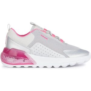 Geox JUNIOR J ACTIVART ILLUMINUS Sneakers Silver/Fluo Fuchsia_37 Geox JUNIOR J ACTIVART ILLUMINUS Sneakers Silver/Fluo Fuchsia_37